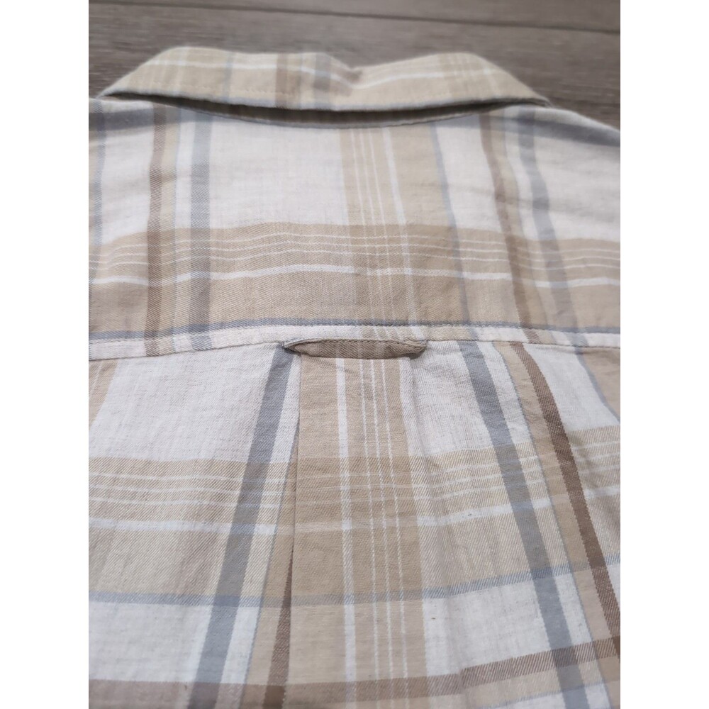 LOT/2 FREE ASSEMBLY PLAID BUTTON FRONT SHIRTS LONG SLEEVE MENS SIZE L   NWT - Picture 10 of 16